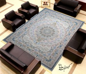 فرش ۱۲۰۰ شانه ماشینی طرح نقش مهر