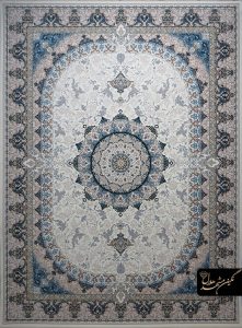 فرش ماشینی طرح شمس کاشان