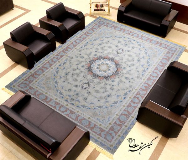 فرش ۱۲۰۰ شانه تراکم ۳۶۰۰ گلبرجسته