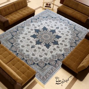 فرش نقره ای طلایی ۱۲۰۰ شانه برجسته