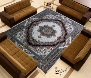 فرش طرح بهشت کد 12005 نگین مشهد هلال