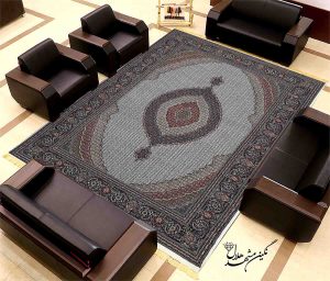 فرش ماشینی 700 شانه طرح ریزماهی