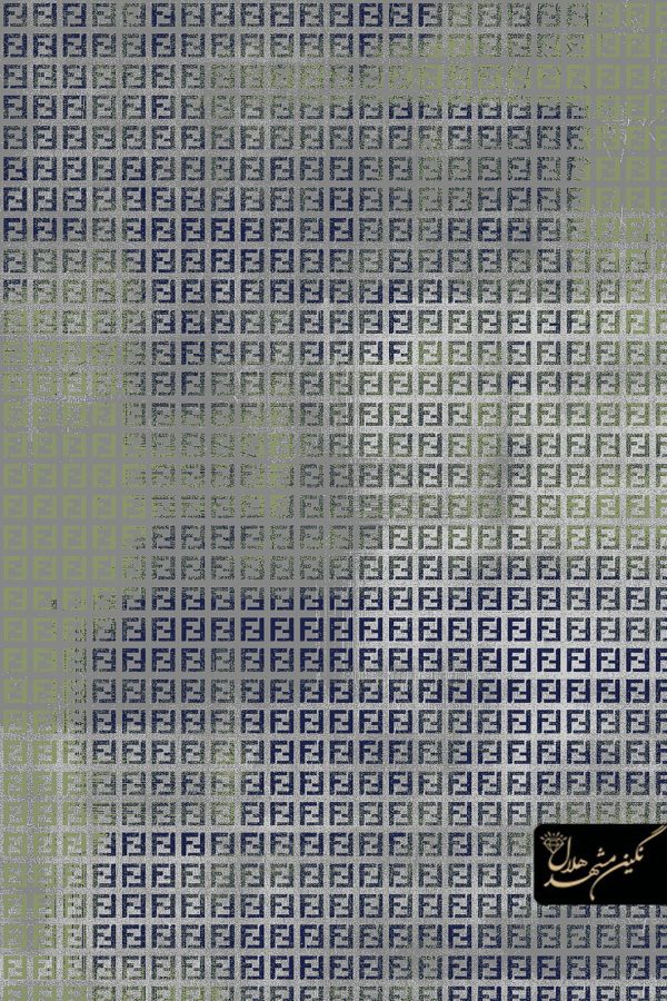 فرش ماشینی وینتیج نگین مشهد هلال طرح 2F