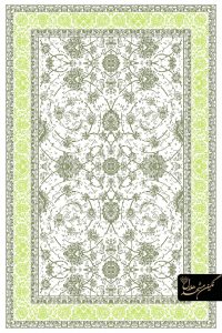 فرش وینتیج نگین مشهد هلال طرح افشان