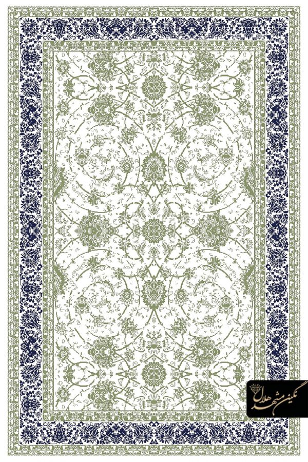 فرش ماشینی کلکسیون کهنه نما (وینتیج) افشان