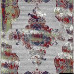 فرش ماشینی کهنه نما طرح الی