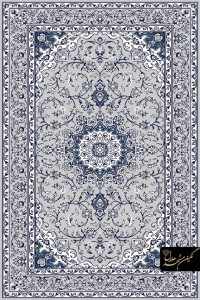 فرش طرح دستبافت وینتیج با رنگ‌بندی خلوت