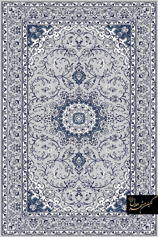 فرش طرح دستبافت وینتیج با رنگ‌بندی خلوت