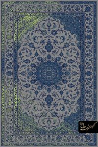 فرش وینتیج طرح اصیل سبز