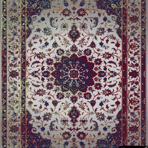 فرش وینتیج قرمز طرح اصیل