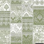 فرش وینتیج سبز گرد شبان