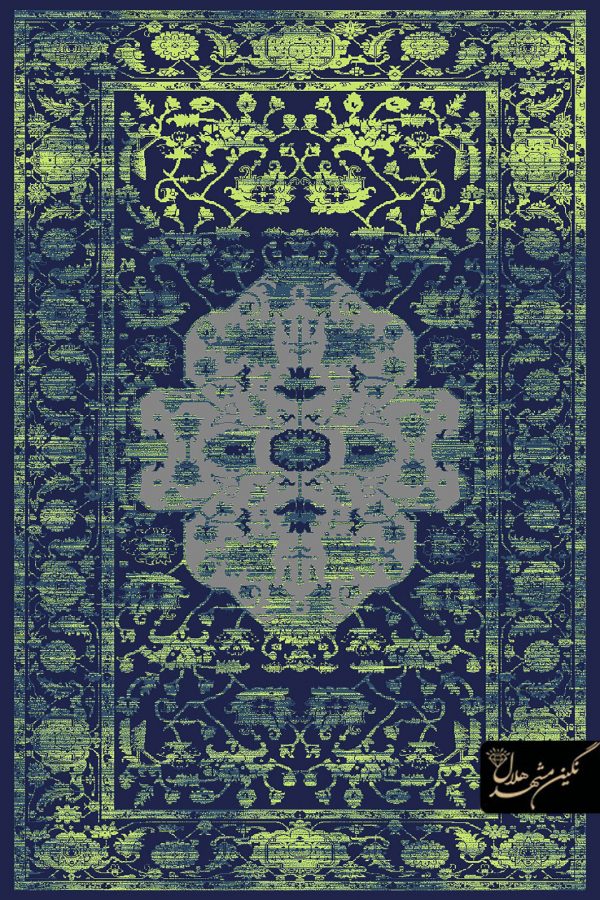 فرش ماشینی کهنه نما طرح جدید