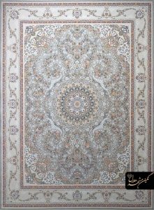 فرش ۹ متری گلستان برجسته 1500 شانه کرم