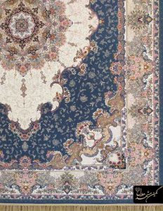 فرش ماشینی لچک و ترنج طرح هنگامه