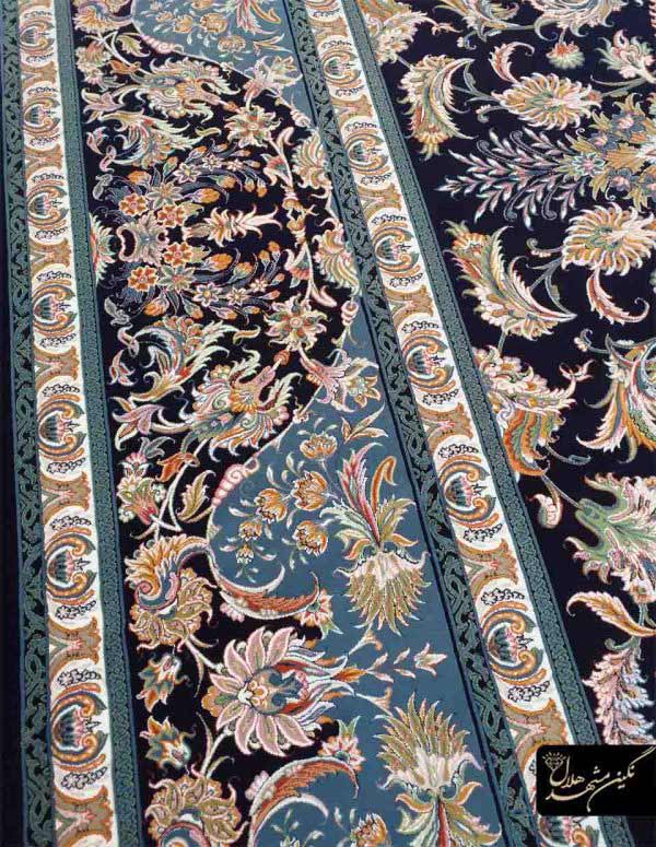 فرش ماشینی کاشان طرح شاهکار