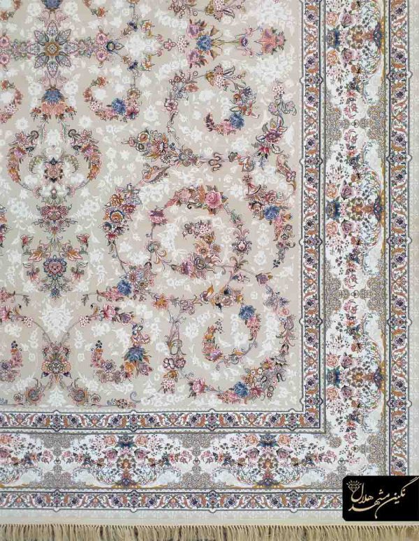 فرش تراکم 3600 حریر مهتاب