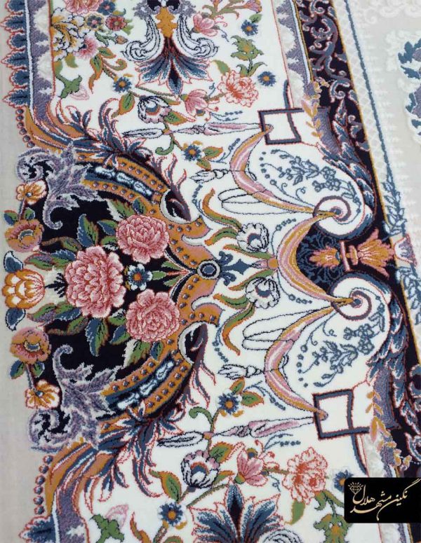 فرش ماشینی طرح ناز آفرین کاشان