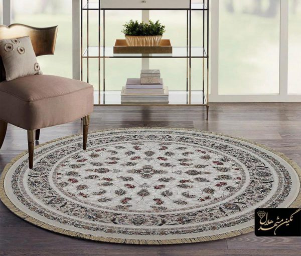 فرش افشان گل سرخ دایره