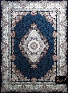 فرش گل برجسته نگین مشهد رونیا زمینه کرم