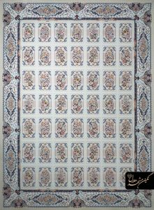 خرید فرش خشتی 1200 شانه تراکم 3600 طرح نازآفرین