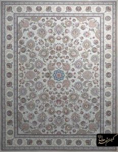 فرش نگین مشهد هلال 1200 شانه کاربنی