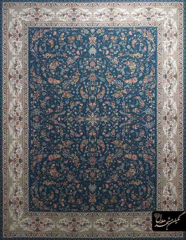 فرش نگین مشهد هلال 1200 شانه فاقد ترنج وسط و لچک