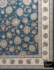 فرش بیضی طرح افشان کد ۷۱۰۹