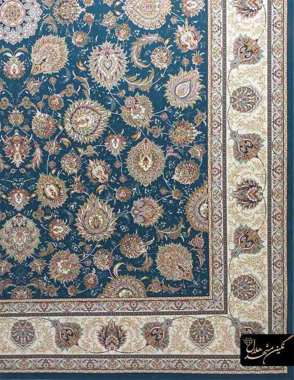 فرش بیضی طرح افشان کد ۷۱۰۹