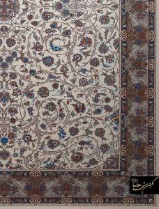 فرش افشان فیروزه ای 700 شانه