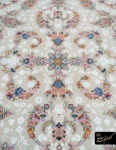 فرش 1200 شانه طرح حریر مهتاب افشان
