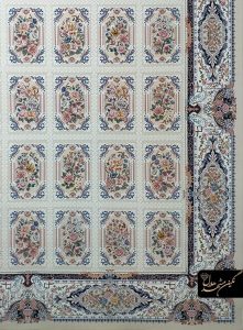 فرش خشتی جدید 1200 شانه گل برجسته