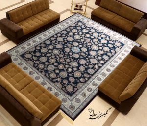 فرش طرح افشان گل درشت نگین مشهد هلال