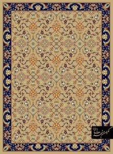 گلیم فرش نگین مشهد هلال بژ