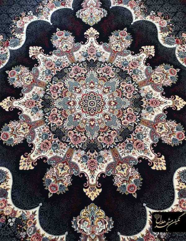 فرش 700 شانه نیلا سرمه ای