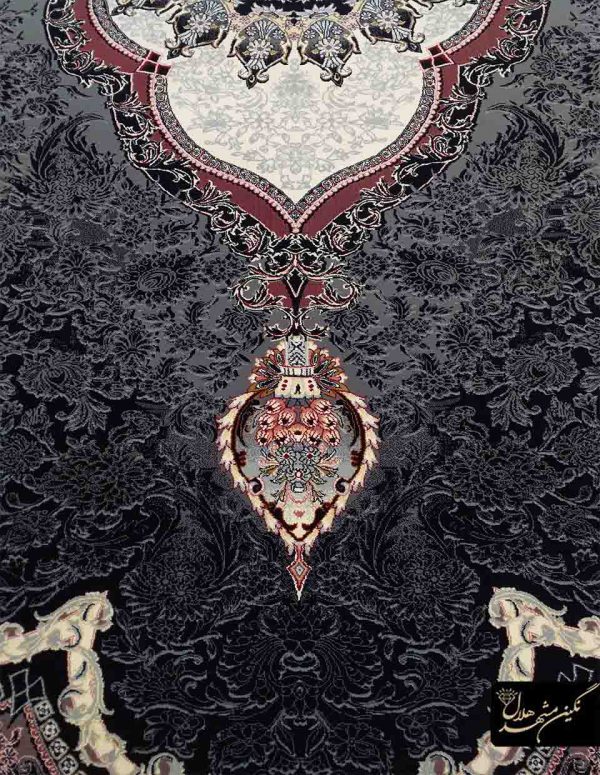 فرش نگین هلال طرح تاج محل