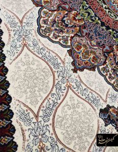 فرش ماشینی ترنج دار