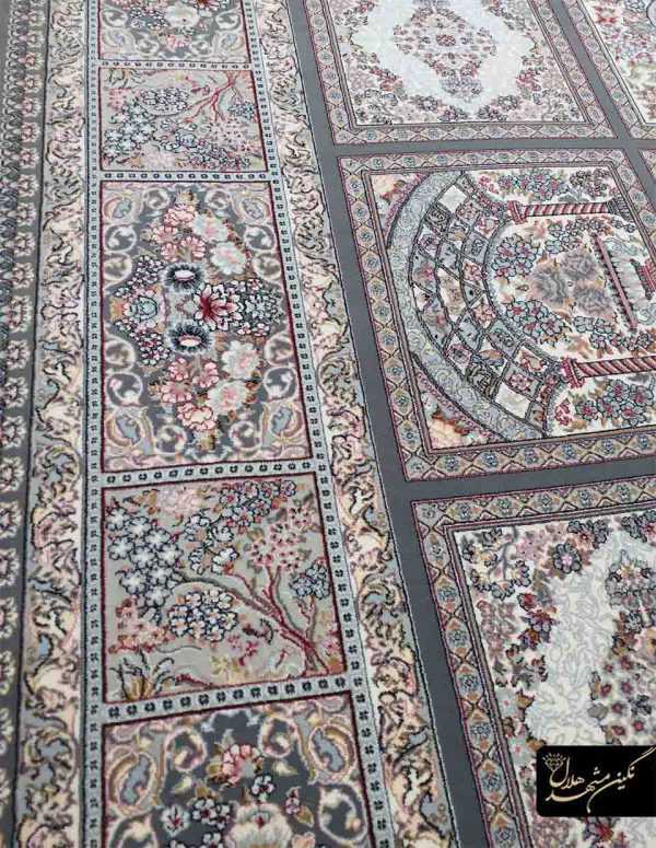 فرش طرح کجال زمینه دلفینی