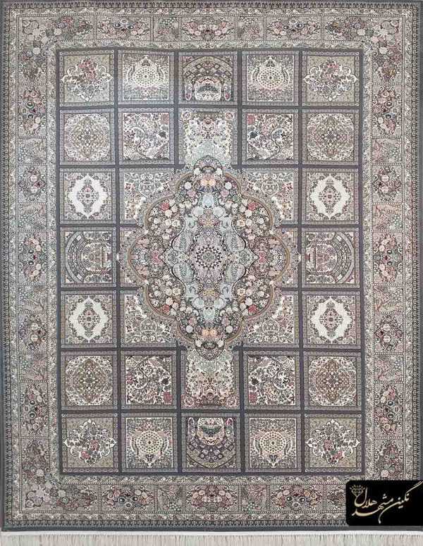 فرش ماشینی نقشه کجال زمینه دلفینی