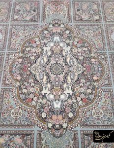 فرش 700 شانه ماشینی طرح کجال