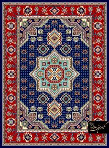 گلیم فرش ۳۲۰ شانه تراکم ۷۵۰ طرح سنتی