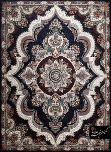 فرش کاشان تمام اکرولیک دستبافگونه طرح شهیاد