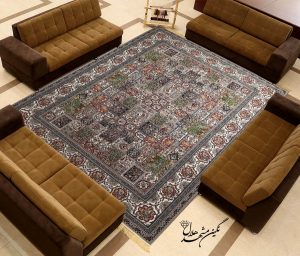 فرش ماشینی طرح خشتی 700 شانه