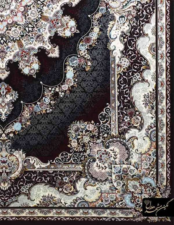 فرش طرح نیلا ترمه ای