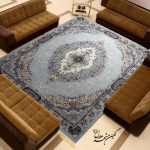 فرش 700 شانه کاشان 8 رنگ طرح رونیا