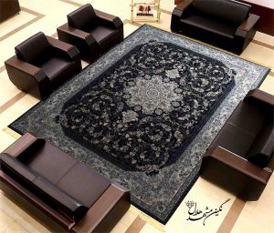 فرش ماشینی بدون پرز طرح حریرگل