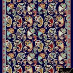 گلیم ماشینی طرح اسلیمی 517