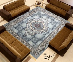 فرش طرح نیلوفر 700 شانه نگین مشهد هلال