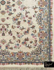 فرش 700 شانه برجسته طرح افشان الماس