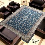 فرش ماشینی 700 شانه طرح افشان زرین