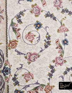 فرش 700 شانه برجسته افشان گل پری